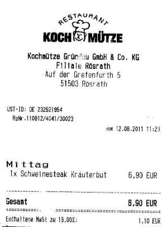 esdv Hffner Kochmtze Restaurant